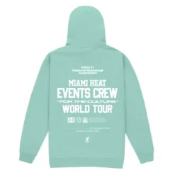 Men Mitchell & Ness Hoodies & Sweatshirts-M&N X Br World Tour Crew Hoodie Miami Heat