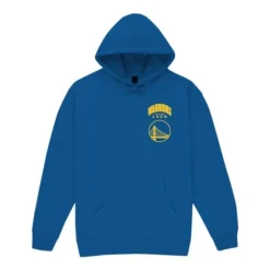 Men Mitchell & Ness Hoodies & Sweatshirts-M&N X Br World Tour Crew Hoodie Golden State Warriors