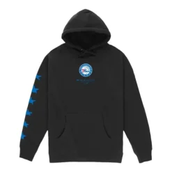 Men Mitchell & Ness Hoodies & Sweatshirts-M&N X Br World Tour Hoodie Philadelphia 76Ers
