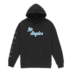 Men Mitchell & Ness Hoodies & Sweatshirts-M&N X Br World Tour Logo Evolution Hoodie Los Angeles Lakers