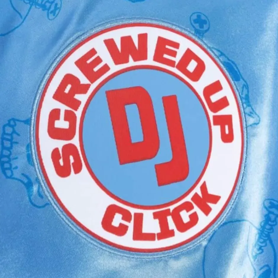 Men Mitchell & Ness Jackets & Outerwear-M&N X Dj Screw Lt Satin Jacket