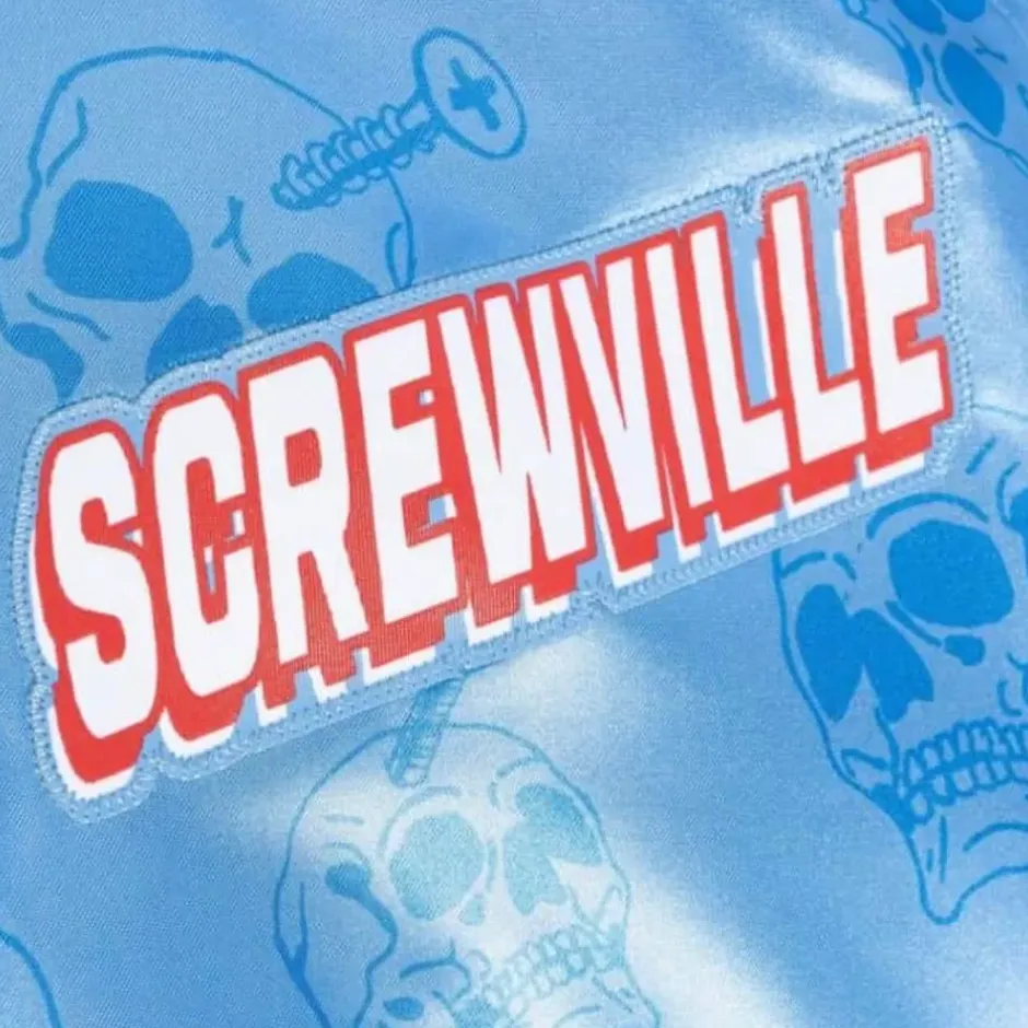 Men Mitchell & Ness Jackets & Outerwear-M&N X Dj Screw Lt Satin Jacket