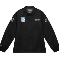Men Mitchell & Ness Jackets & Outerwear-M&N X Fenty Coaches Jacket