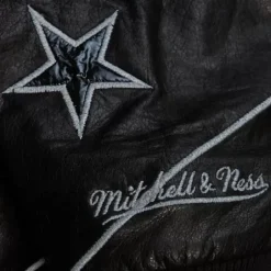 Men Mitchell & Ness Jackets & Outerwear-M&N X Fenty Premium Leather Jacket