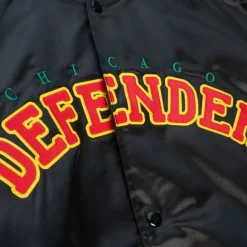 Men Mitchell & Ness Jackets & Outerwear-M&N X Hebru Satin Jacket