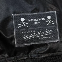 Men Mitchell & Ness Jackets & Outerwear-M&N X Mastermind Lightweight Satin Jacket