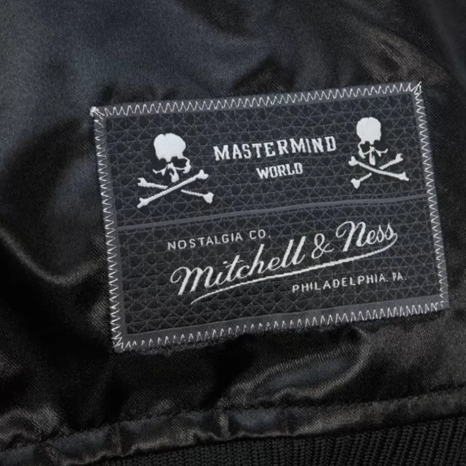 Men Mitchell & Ness Jackets & Outerwear-M&N X Mastermind Lightweight Satin Jacket