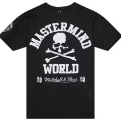 Men Mitchell & Ness T-Shirts & Tops-M&N X Mastermind Mesh Tee