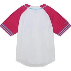 Men Mitchell & Ness T-Shirts & Tops-M&N X Mclaren Miami Grand Prix Cotton Button Front