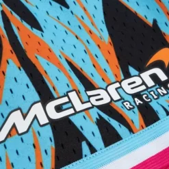 Men Mitchell & Ness Shorts-M&N X Mclaren Miami Grand Prix Sublimated Mesh Shorts