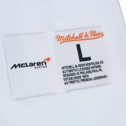 Men Mitchell & Ness T-Shirts & Tops-M&N X Mclaren Miami Grand Prix Cotton Button Front