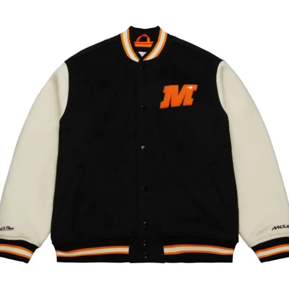 Men Mitchell & Ness Jackets & Outerwear-M&N X Mclaren Varsity Jacket Vegas Edition