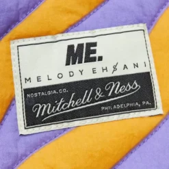 Woman Mitchell & Ness T-Shirts & Tops-M&N X Melody Ehsani Puffer Shirt Los Angeles Lakers