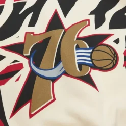 Woman Mitchell & Ness Hoodies & Sweatshirts-M&N X Melody Ehsani Raglan Pullover Philadelphia 76Ers