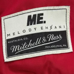 Woman Mitchell & Ness Jackets & Outerwear-M&N X Melody Ehsani Satin Jacket Atlanta Hawks