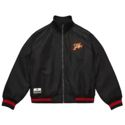 Woman Mitchell & Ness Jackets & Outerwear-M&N X Melody Ehsani Satin Jacket Philadelphia 76Ers