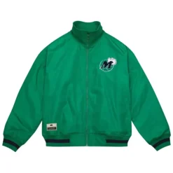 Woman Mitchell & Ness Jackets & Outerwear-M&N X Melody Ehsani Satin Jacket Dallas Mavericks