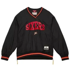 Woman Mitchell & Ness T-Shirts & Tops-M&N X Melody Ehsani Shooting Shirt Philadelphia 76Ers