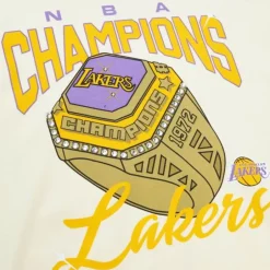 Woman Mitchell & Ness T-Shirts & Tops-M&N X Melody Ehsani Ss Tee Los Angeles Lakers