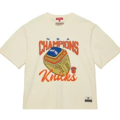 Woman Mitchell & Ness T-Shirts & Tops-M&N X Melody Ehsani Ss Tee New York Knicks