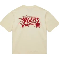 Woman Mitchell & Ness T-Shirts & Tops-M&N X Melody Ehsani Ss Tee Philadelphia 76Ers