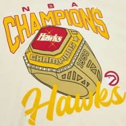 Woman Mitchell & Ness T-Shirts & Tops-M&N X Melody Ehsani Ss Tee Atlanta Hawks