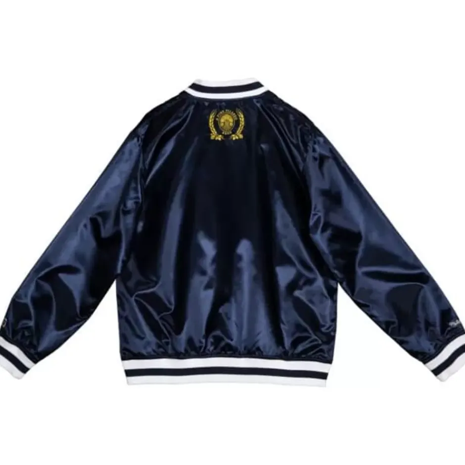 Men Mitchell & Ness Jackets & Outerwear-M&N X Miller Satin Jacket Collab