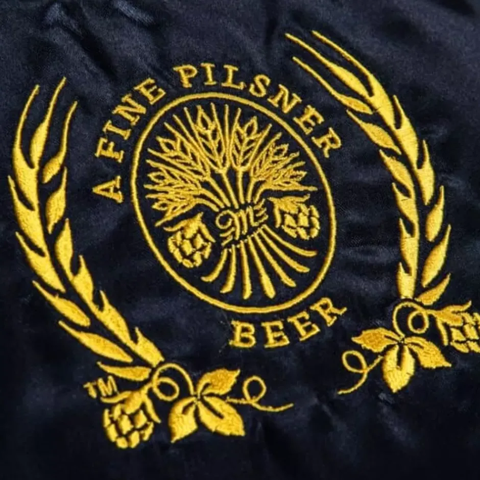 Men Mitchell & Ness Jackets & Outerwear-M&N X Miller Satin Jacket Collab