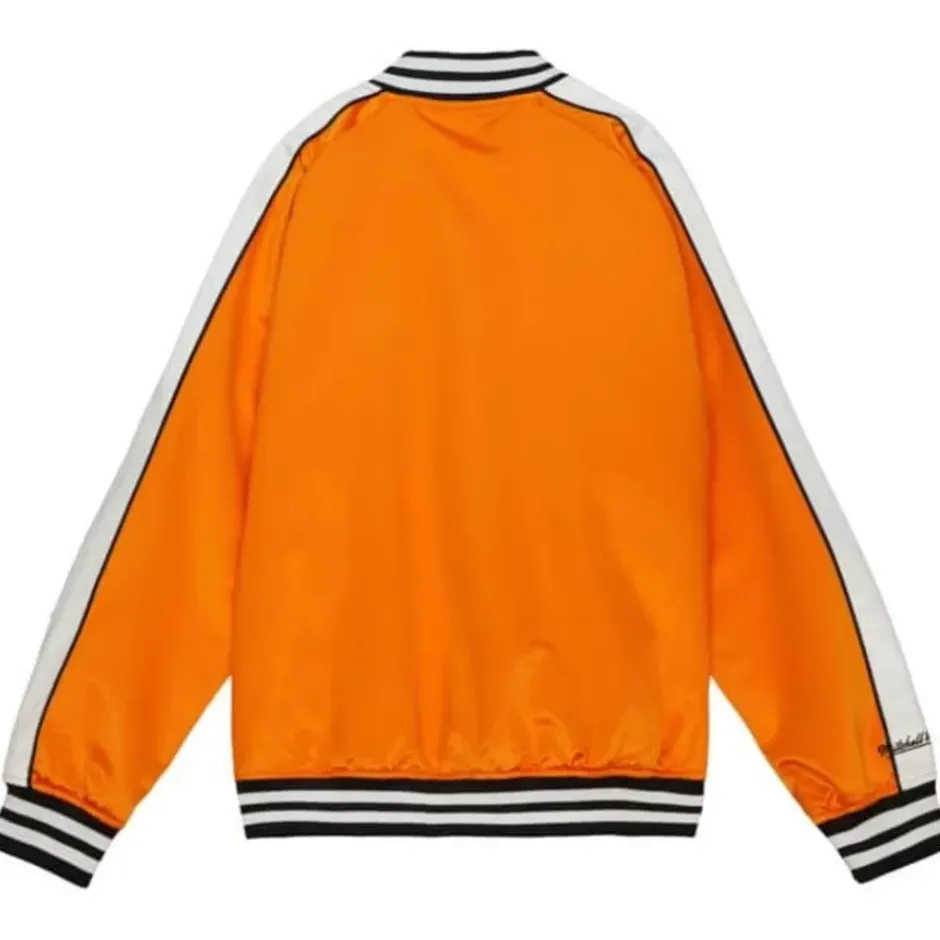 Men Mitchell & Ness Jackets & Outerwear-M&N X Monaco Triple Crown Satin Jacket