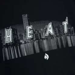 Men Mitchell & Ness Hoodies & Sweatshirts-M&N X Nicky Jam Cityscape Hoody Miami Heat