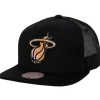 Mitchell & Ness Snapback-M&N X Nicky Jam Trucker Miami Heat