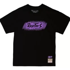 Men Mitchell & Ness T-Shirts & Tops-Monochrome Ss Tee Toronto Raptors