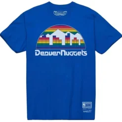 Men Mitchell & Ness T-Shirts & Tops-Mvp 2 Tee Denver Nuggets