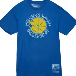 Men Mitchell & Ness T-Shirts & Tops-Mvp 2 Tee Golden State Warriors