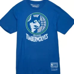 Men Mitchell & Ness T-Shirts & Tops-Mvp 2 Tee Minnesota Timberwolves