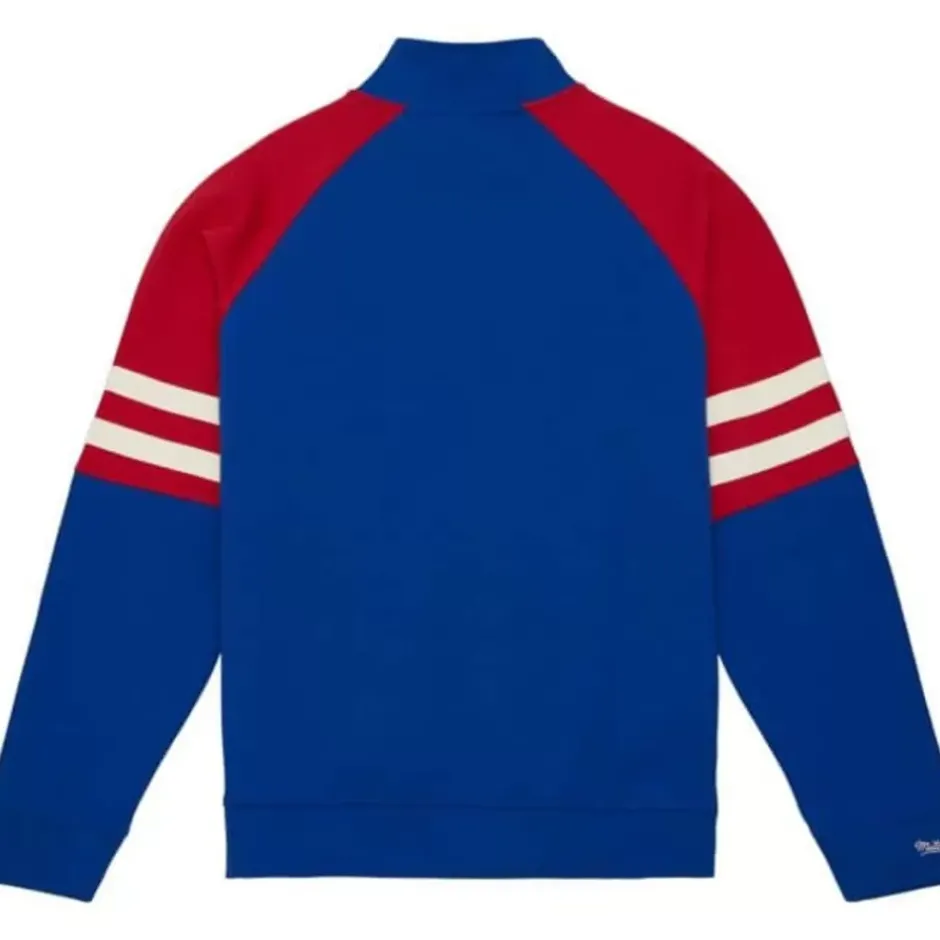 Men Mitchell & Ness Jackets & Outerwear-Mvp 2.0 Track Jacket Buffalo Bills