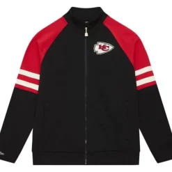 Men Mitchell & Ness Jackets & Outerwear-Mvp 2.0 Track Jacket Kansas City Chiefs