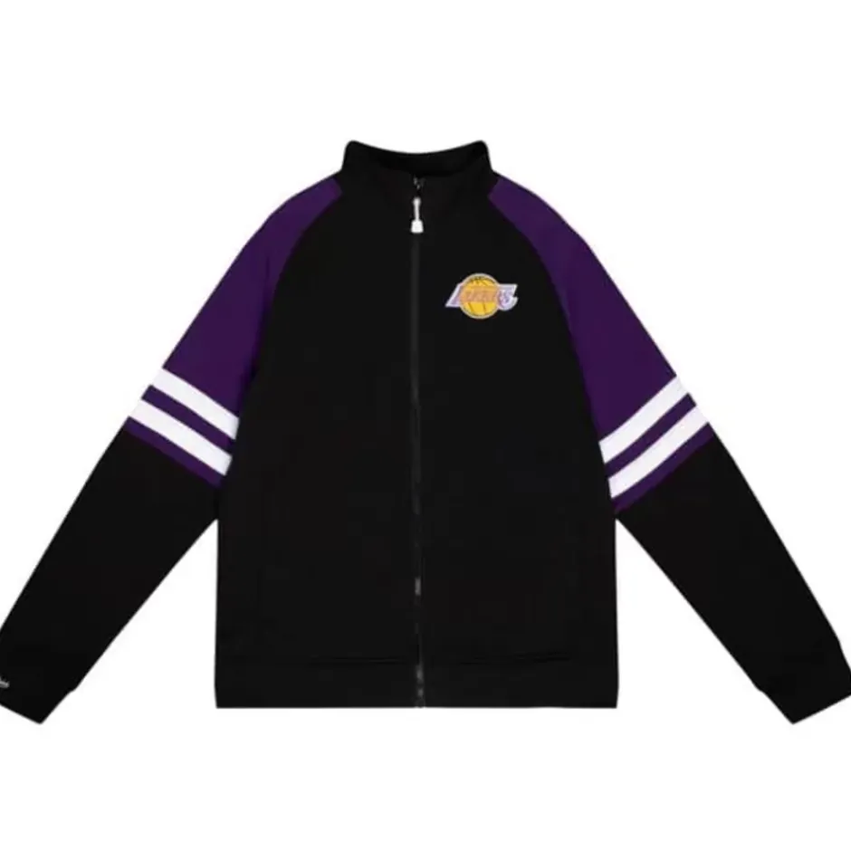 Men Mitchell & Ness Jackets & Outerwear-Mvp 2.0 Track Jacket Los Angeles Lakers