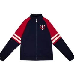 Men Mitchell & Ness Jackets & Outerwear-Mvp 2.0 Track Jacket Minnesota Twins