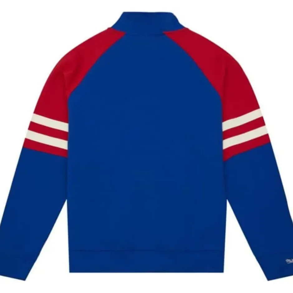 Men Mitchell & Ness Jackets & Outerwear-Mvp 2.0 Track Jacket New York Giants