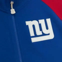 Men Mitchell & Ness Jackets & Outerwear-Mvp 2.0 Track Jacket New York Giants