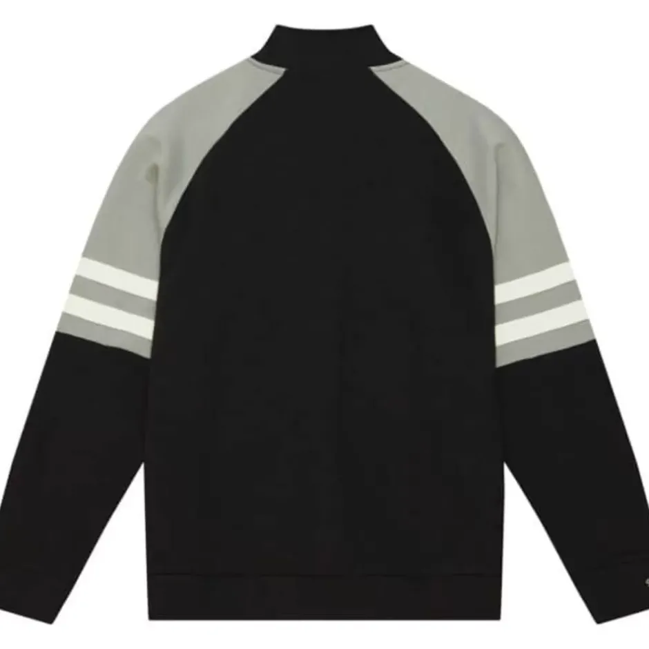 Men Mitchell & Ness Jackets & Outerwear-Mvp 2.0 Track Jacket Oakland Raiders