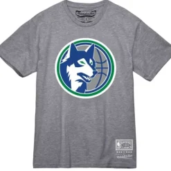 Men Mitchell & Ness T-Shirts & Tops-Mvp Tee Minnesota Timberwolves