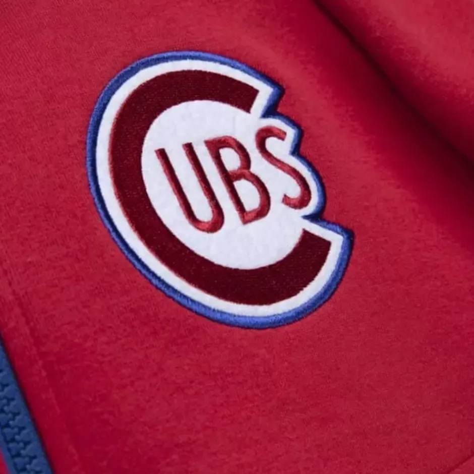 Men Mitchell & Ness Jackets & Outerwear-Mvp Track Jacket Chicago Cubs