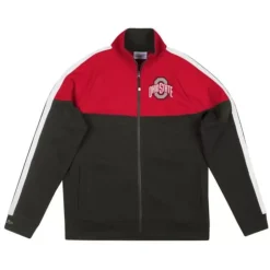 Men Mitchell & Ness Jackets & Outerwear-Mvp Track Jacket Ohio State