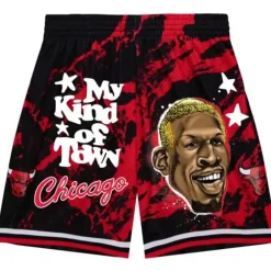 Men Mitchell & Ness Shorts-My Kind Of Town Shorts Chicago Bulls