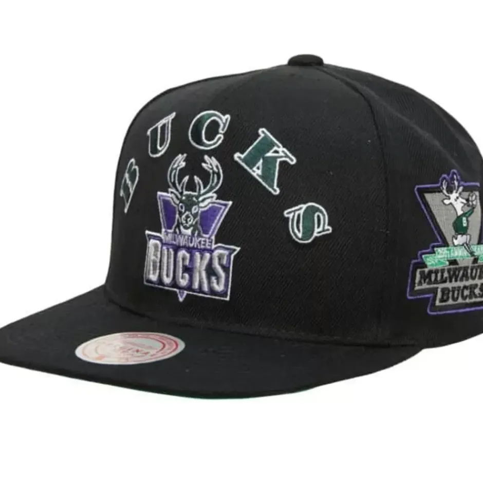 Mitchell & Ness Snapback-My Squad Snapback Hwc Milwaukee Bucks