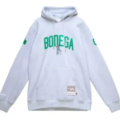 Men Mitchell & Ness Hoodies & Sweatshirts-My Towns Bodega Hoody Boston Celtics