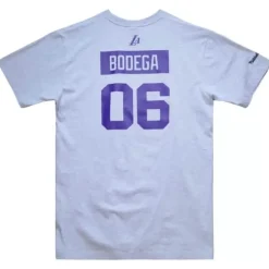 Men Mitchell & Ness T-Shirts & Tops-My Towns Bodega Ss Tee Los Angeles Lakers