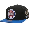 Mitchell & Ness Snapback-My Towns Two|18 Champ Snapback Hwc Detroit Pistons